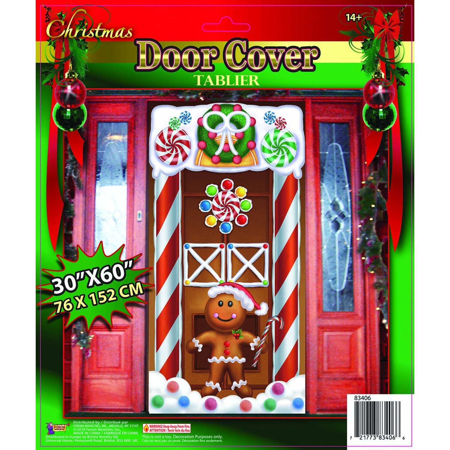 GINGERBREAD DOOR COVER