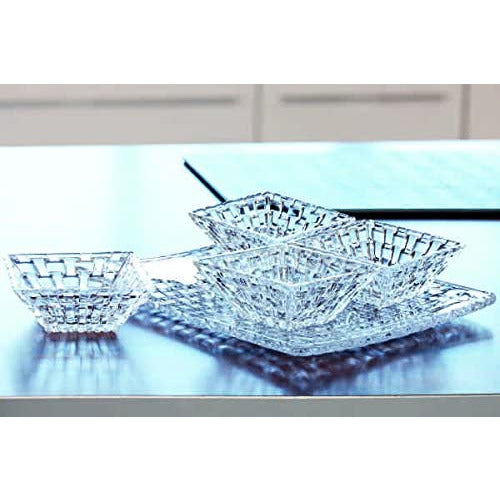 Bossa Nova Square condimento Bowls Transparente 11"