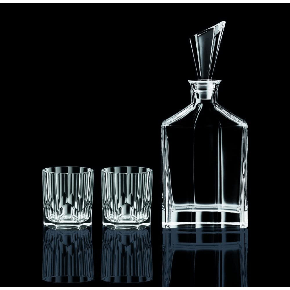 Riedel Aspen Decanter Set with Stopper and Whisky Tumblers