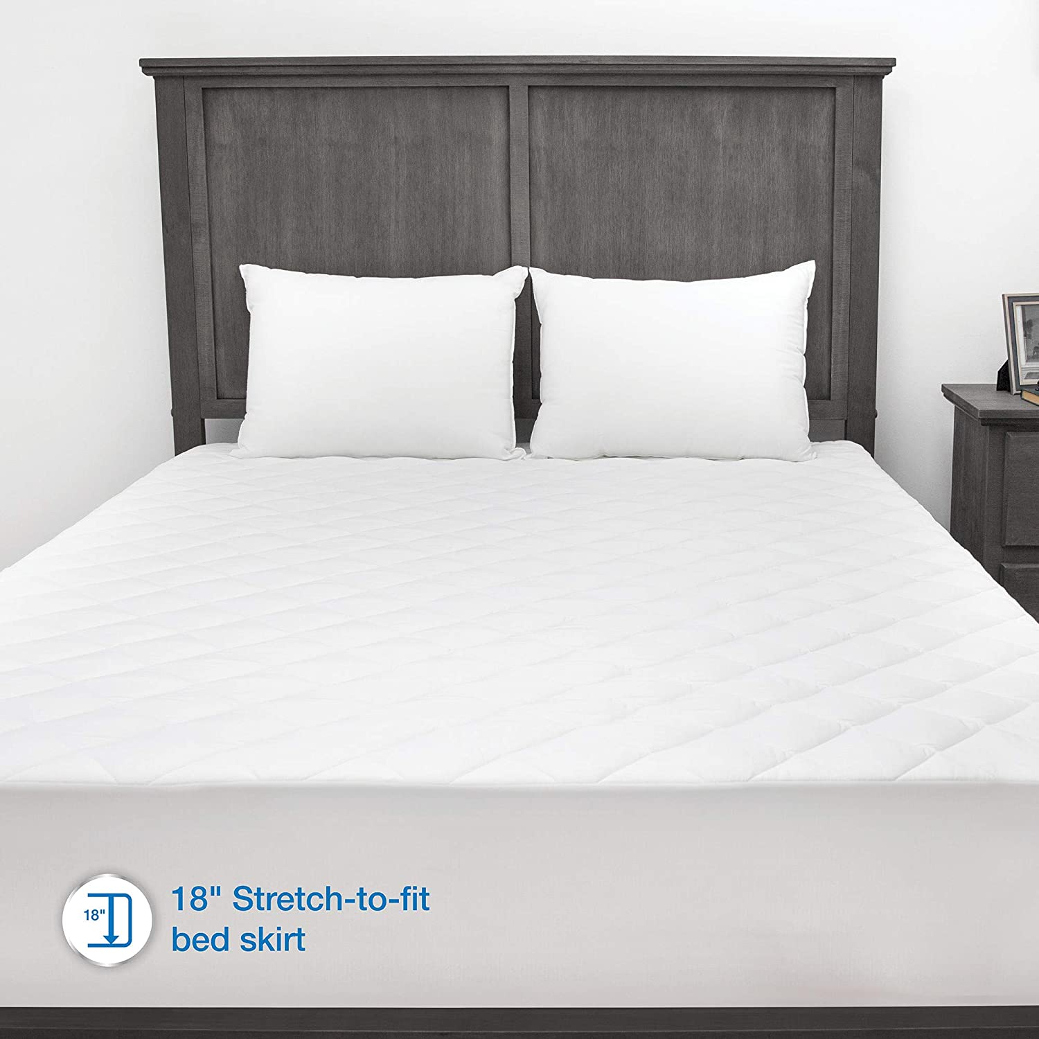 Coolmax 300 Thread Count Cotton Rich Mattress Pad available in 4 sizes