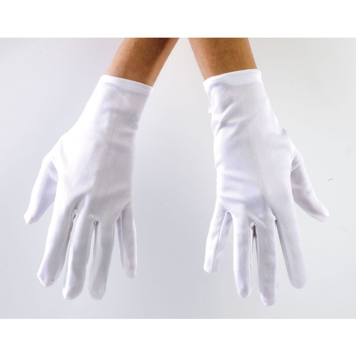 WHITE THEATRICAL GLOVES