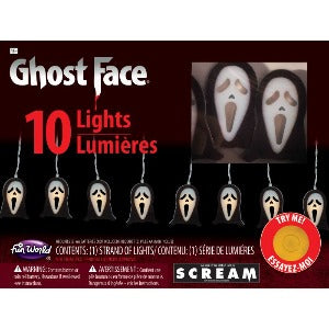 10 Ghost Face String Lights
