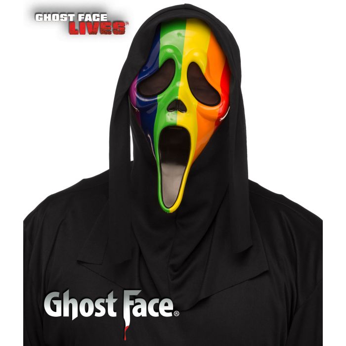 Pride Ghost Face Mask