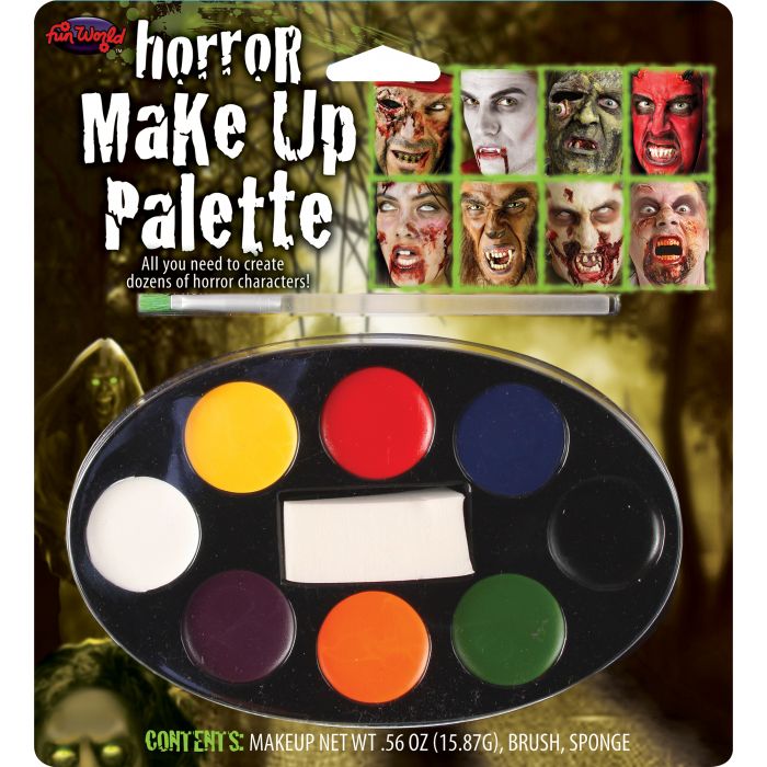 Halloween Makeup Tray - Horror