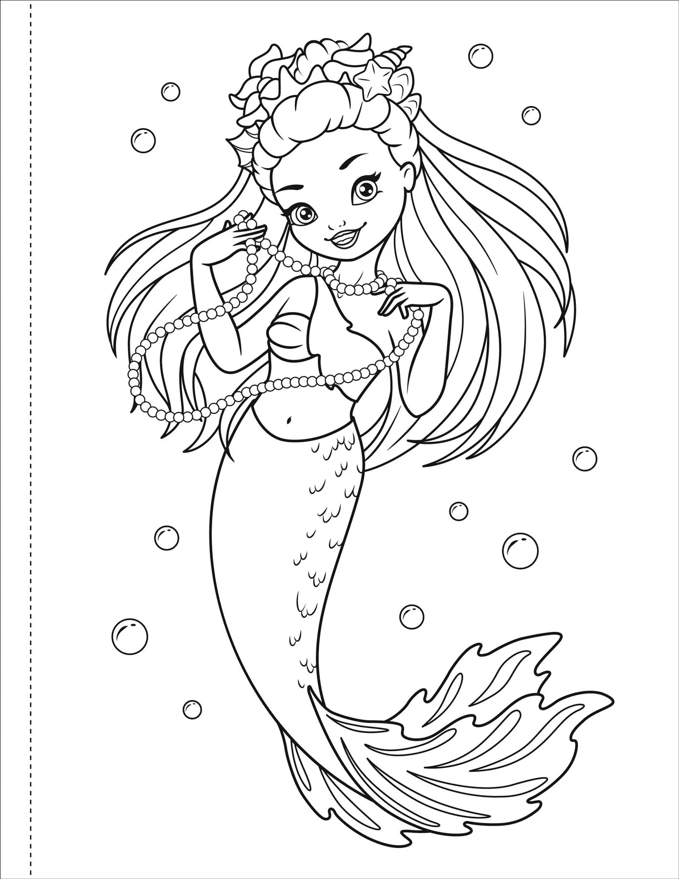 Mermaids Coloring Book!