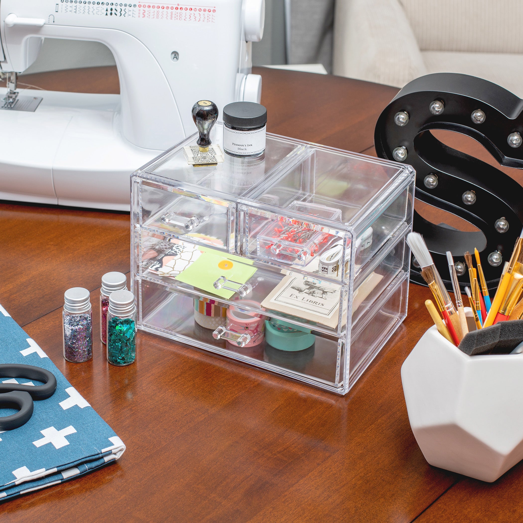 Stackable 4 Drawer Organizer