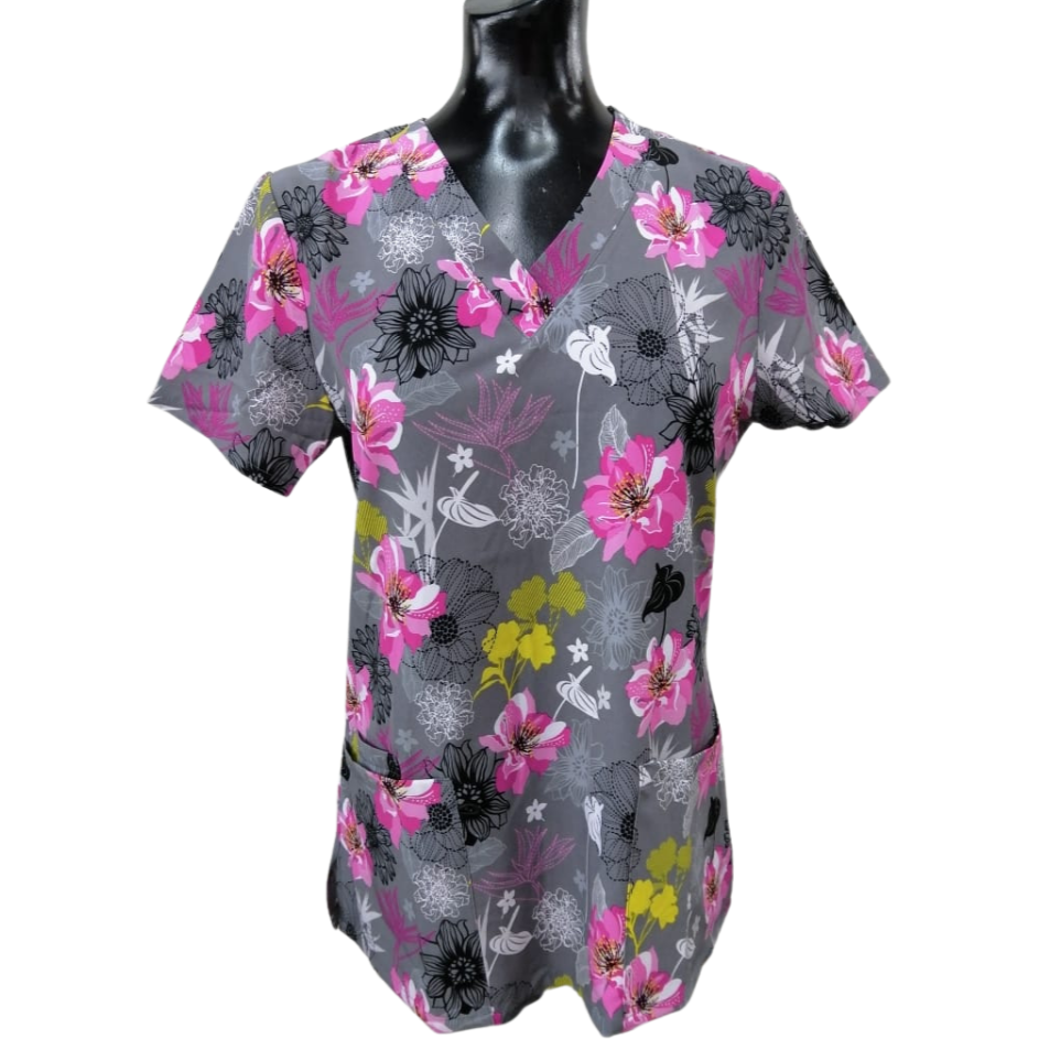 Printed Shirt Granito con flores