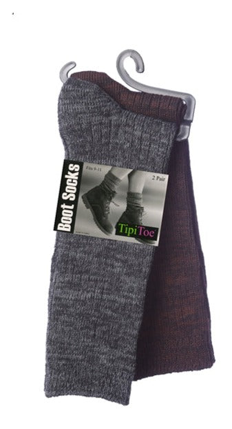 Women's 2-Pack Marled Boot Socks