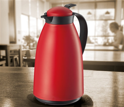 "Imola" Insulated Server, glass liner, Red, 34 fl. oz.