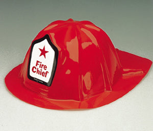 Child's Red Fire Chief Hat