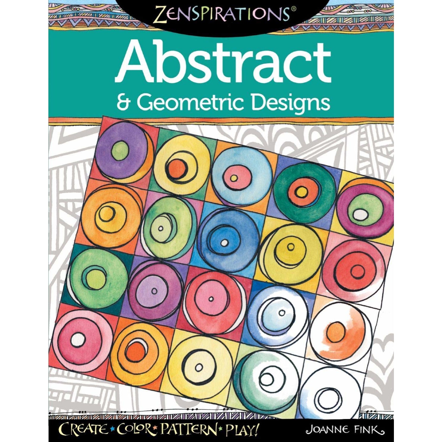 COLORING BOOK ABSTRACT & GEOMETRIC DESIGNS