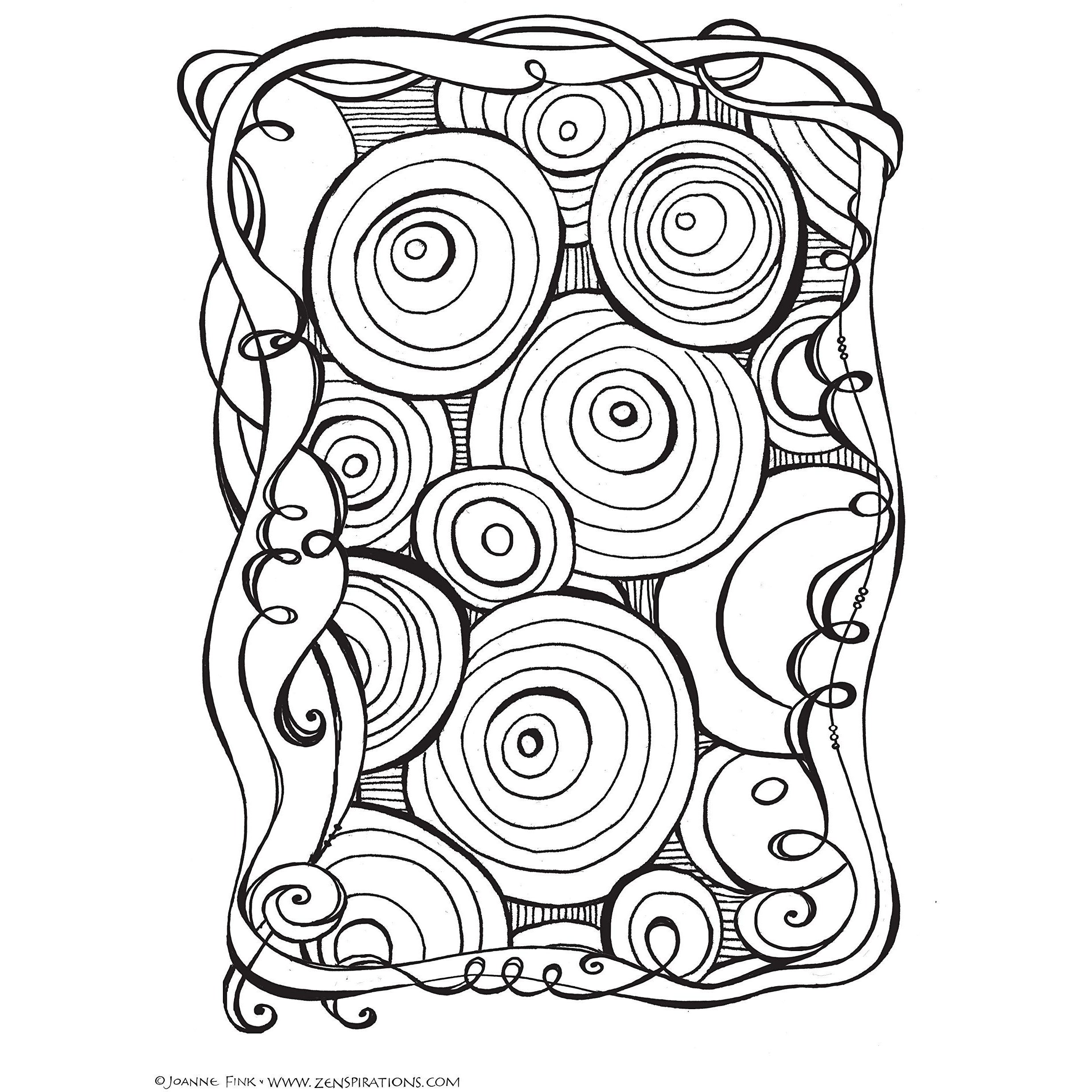 COLORING BOOK ABSTRACT & GEOMETRIC DESIGNS