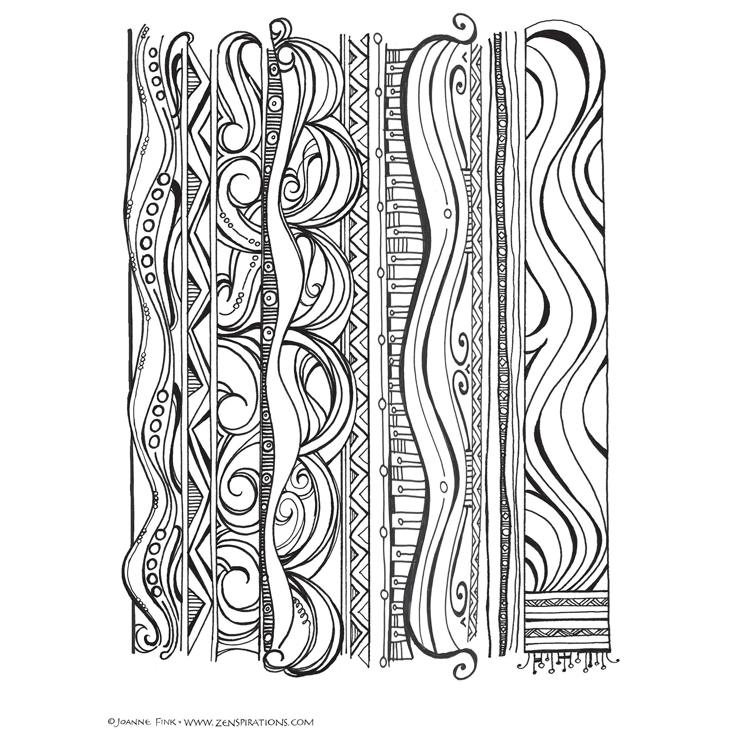 COLORING BOOK ABSTRACT & GEOMETRIC DESIGNS