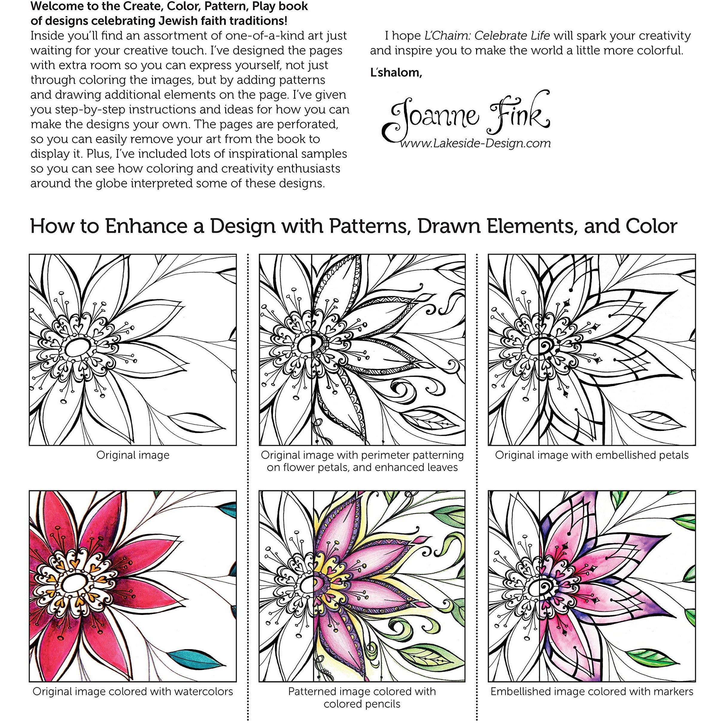COLORING BOOK JUDAIC EXPRESSIONS