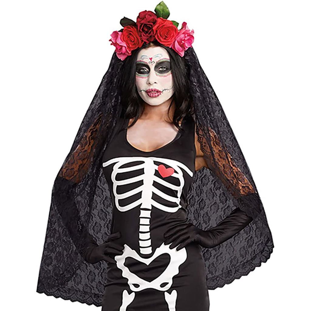 DAY OF THE DEAD HEADPIECE