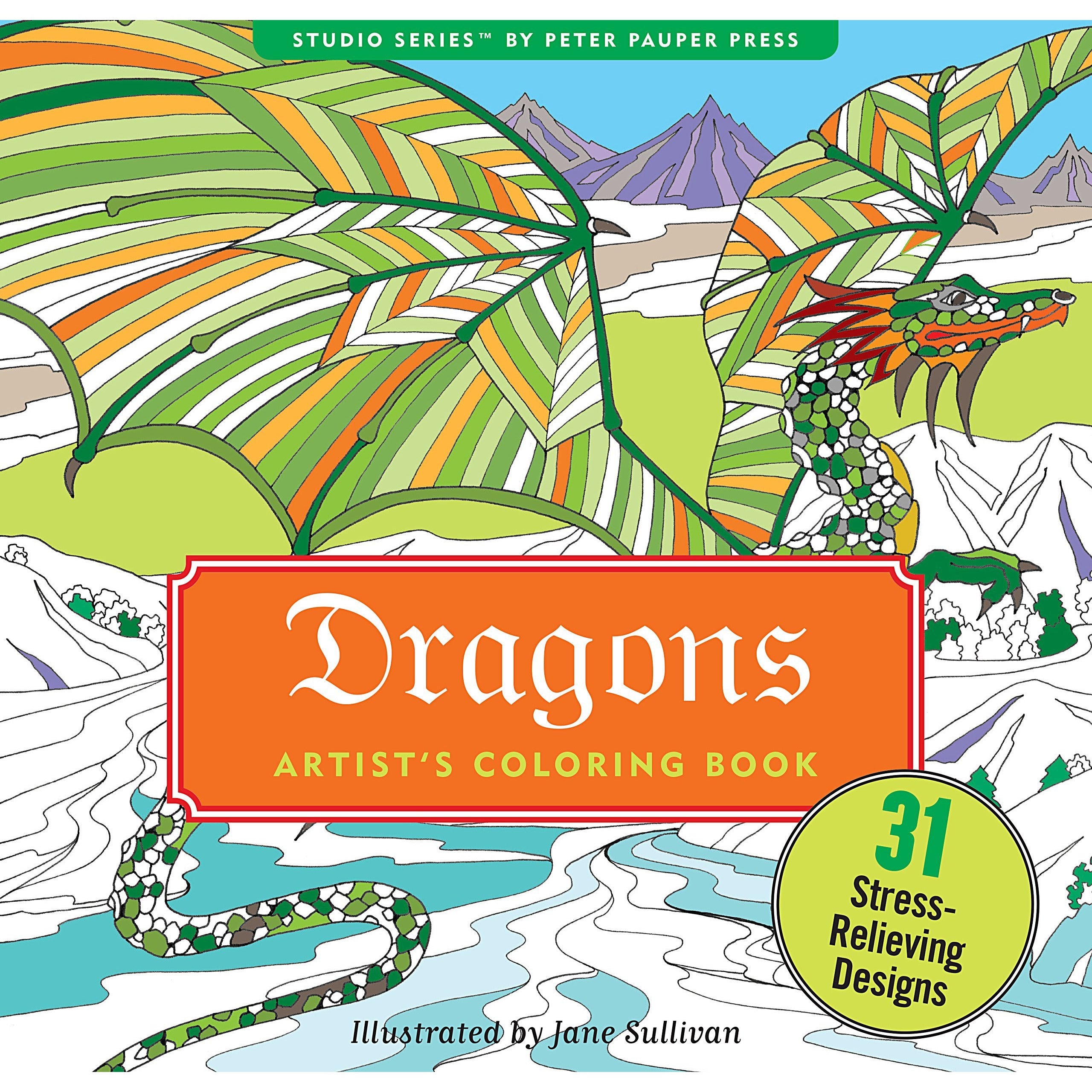 COLORING BOOK DRAGONS