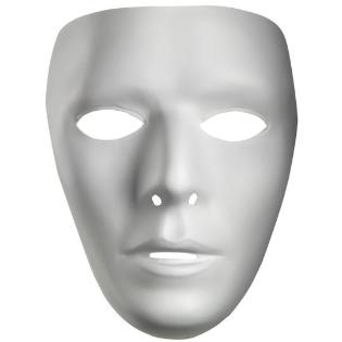 BLANK MALE ADULT MASK