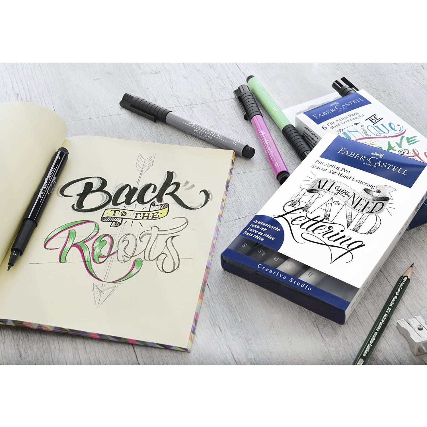 6 PITT ARTIST PENS BE BOLD