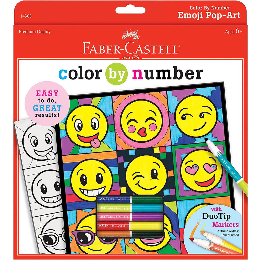 COLOR BY NUMBER EMOJI WITH DUO MARKERS