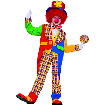 CLOWN ON THE TOWN BOY COSTUME