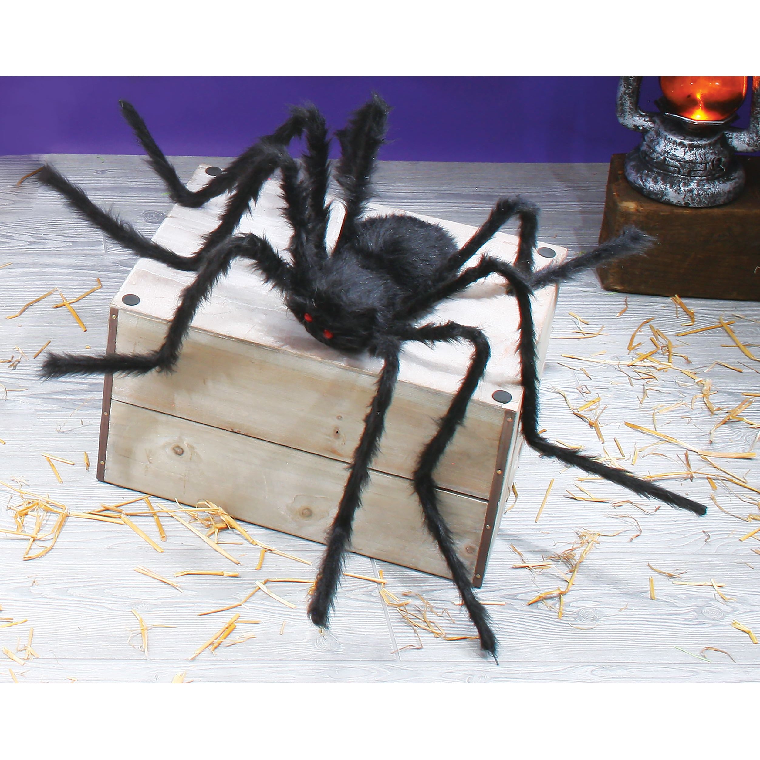 POSABLE HAIRY SPIDER ASST 50"