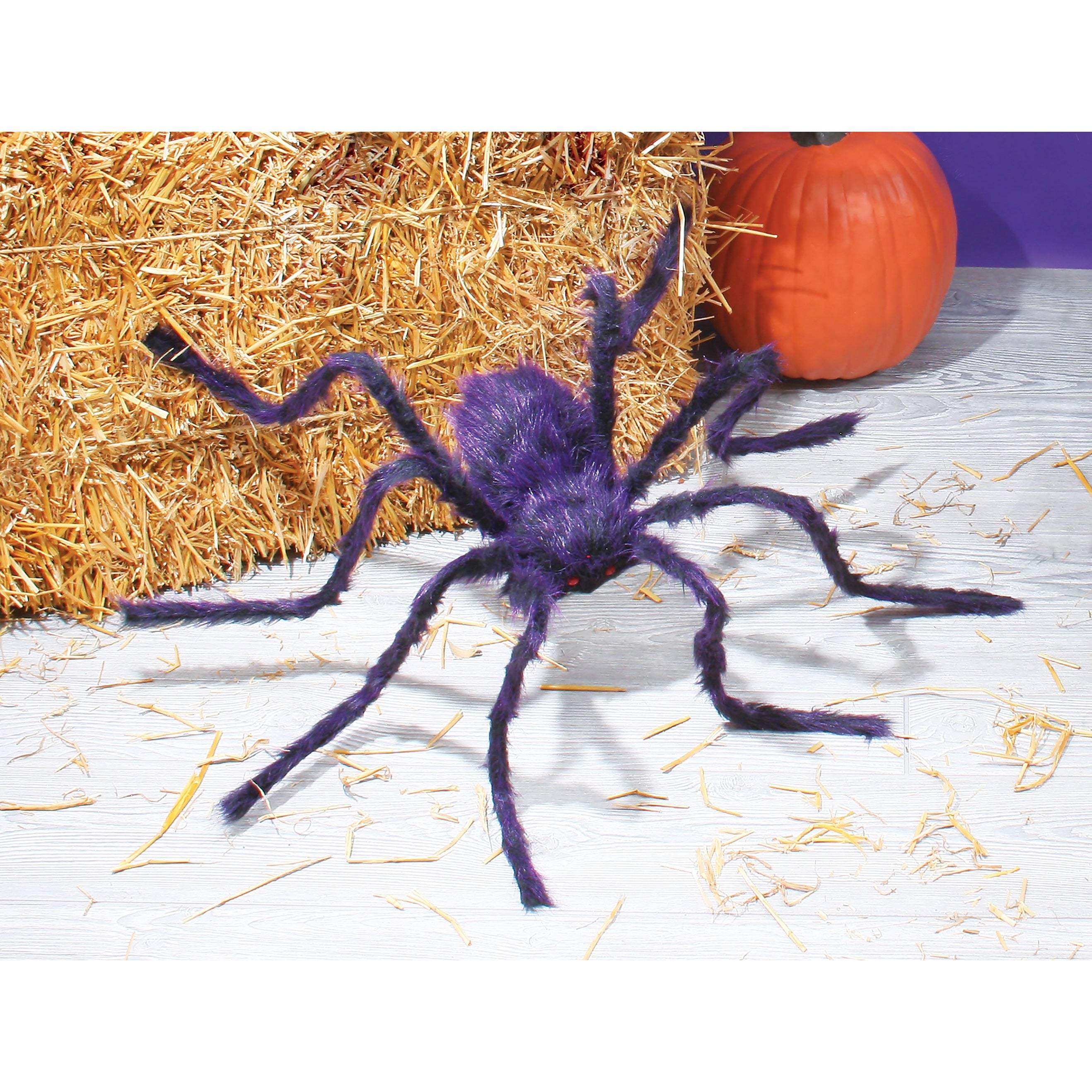 POSABLE HAIRY SPIDER ASST 50"