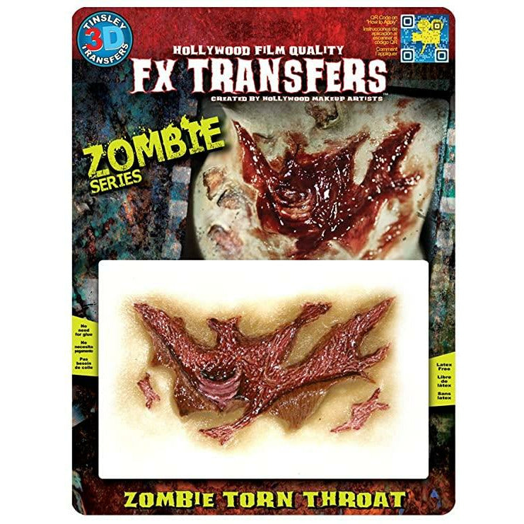 Large Zombie transfers Torn Throat