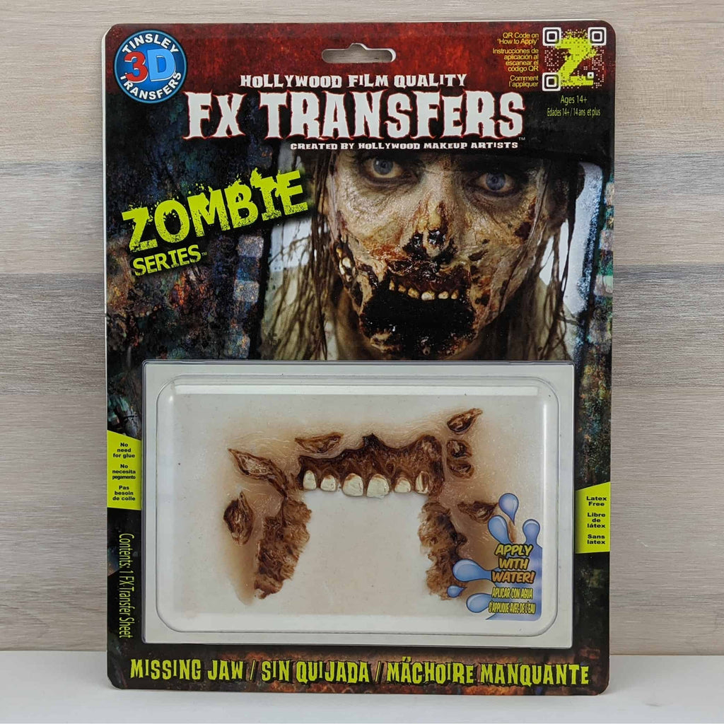 Large Zombie transfers Missing Jaw