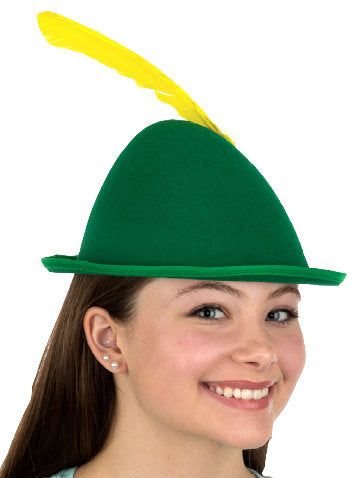 Green Felt Alpine Hat