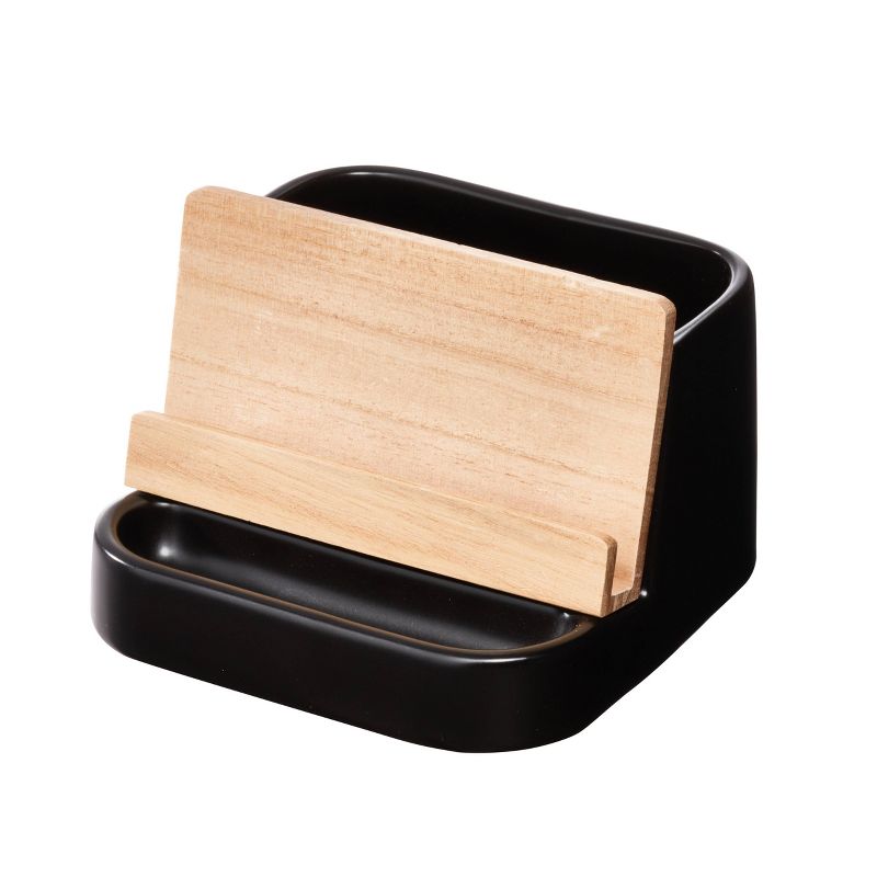 Eco Office Ceramic Tablet Stand Matte Black