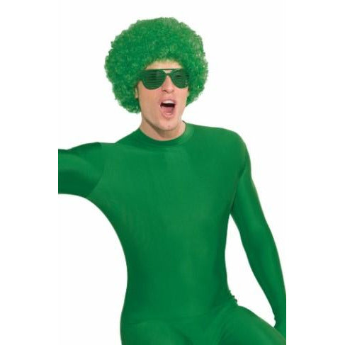 Green Afro Wig