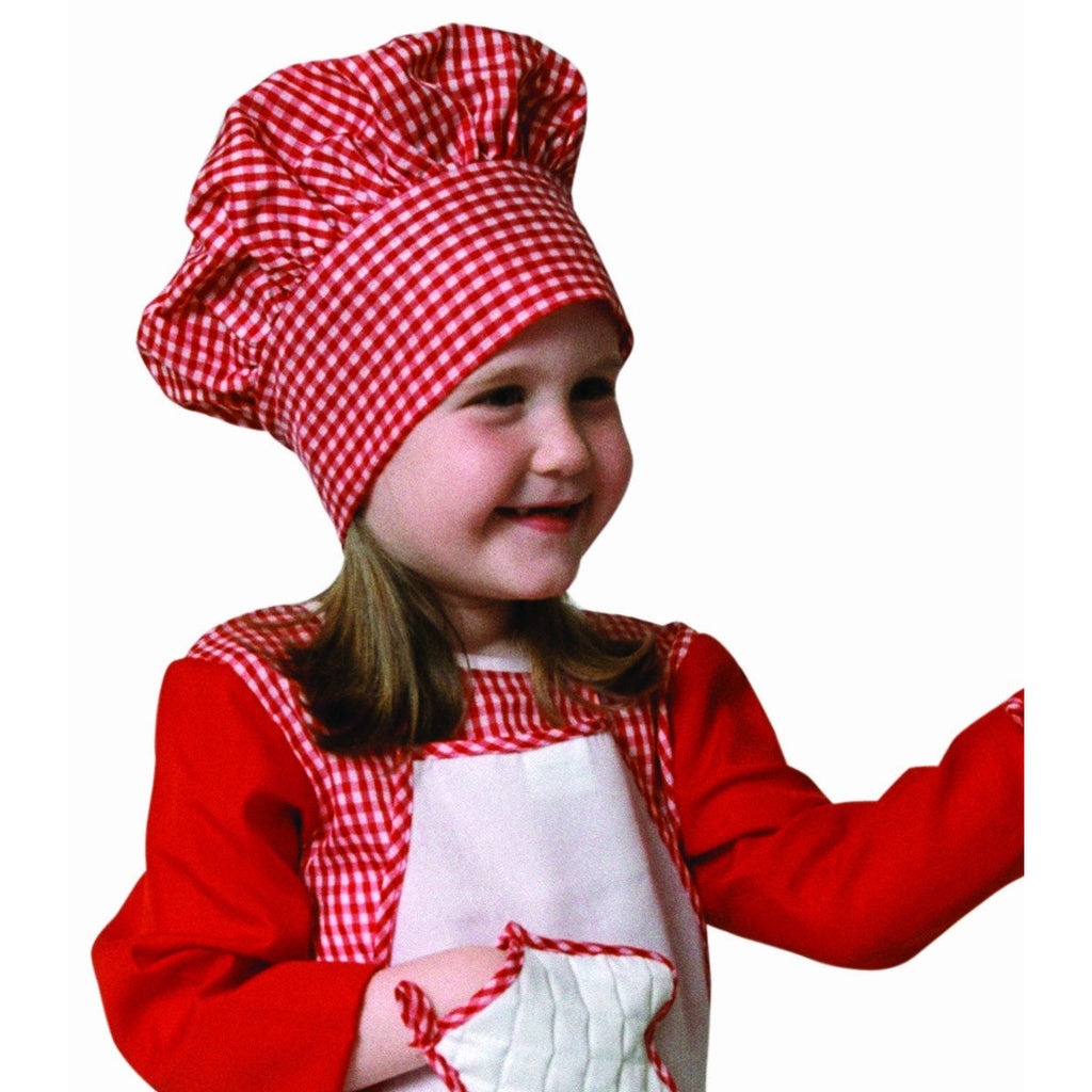 RED GINGHAM CHEF HAT