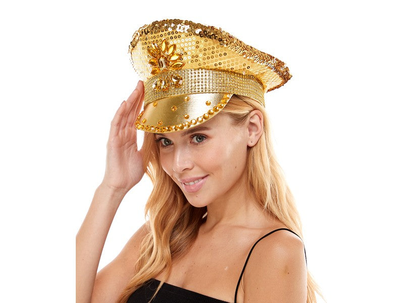 Music festival light up   Gold Hat