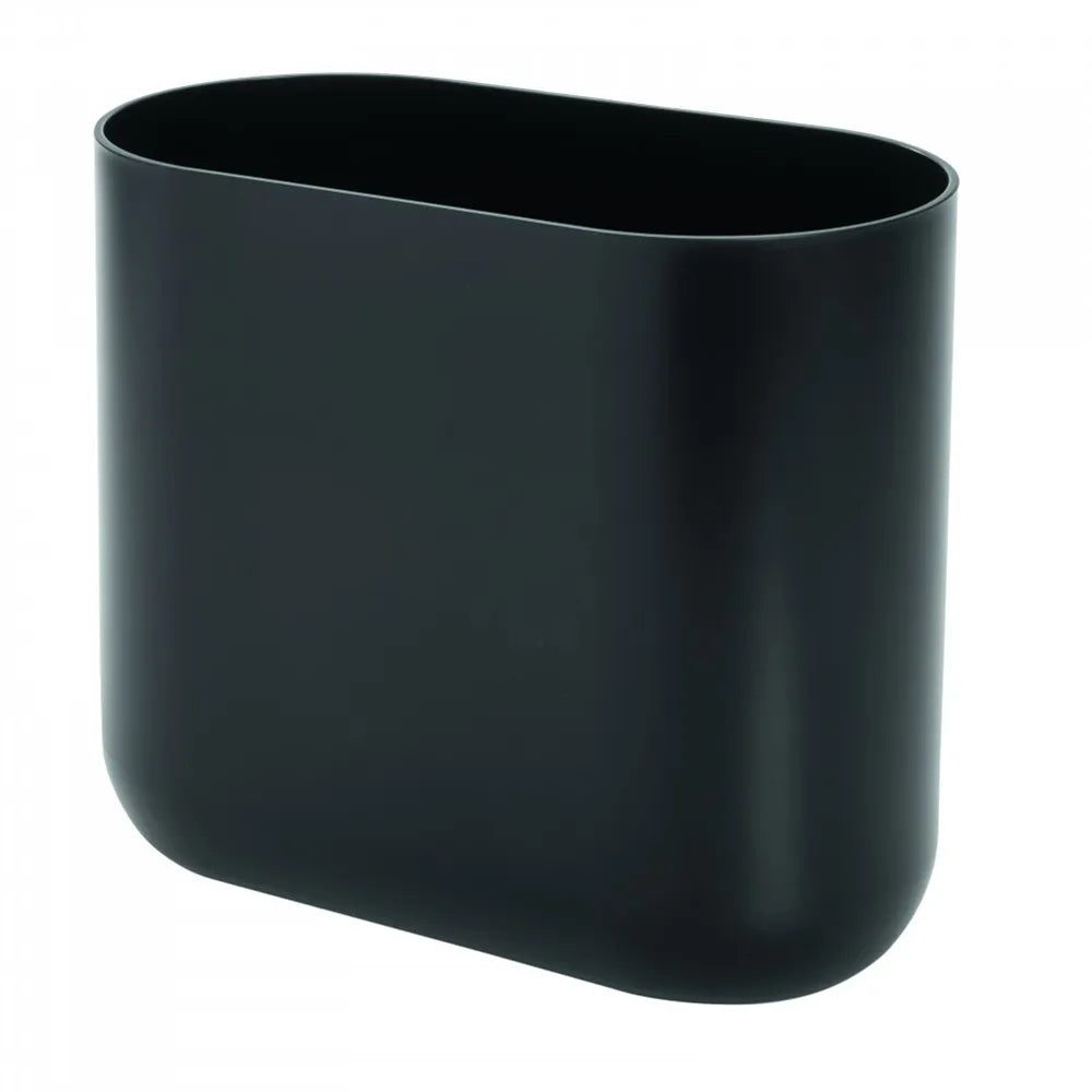 Cade Slim Waste Can Black
