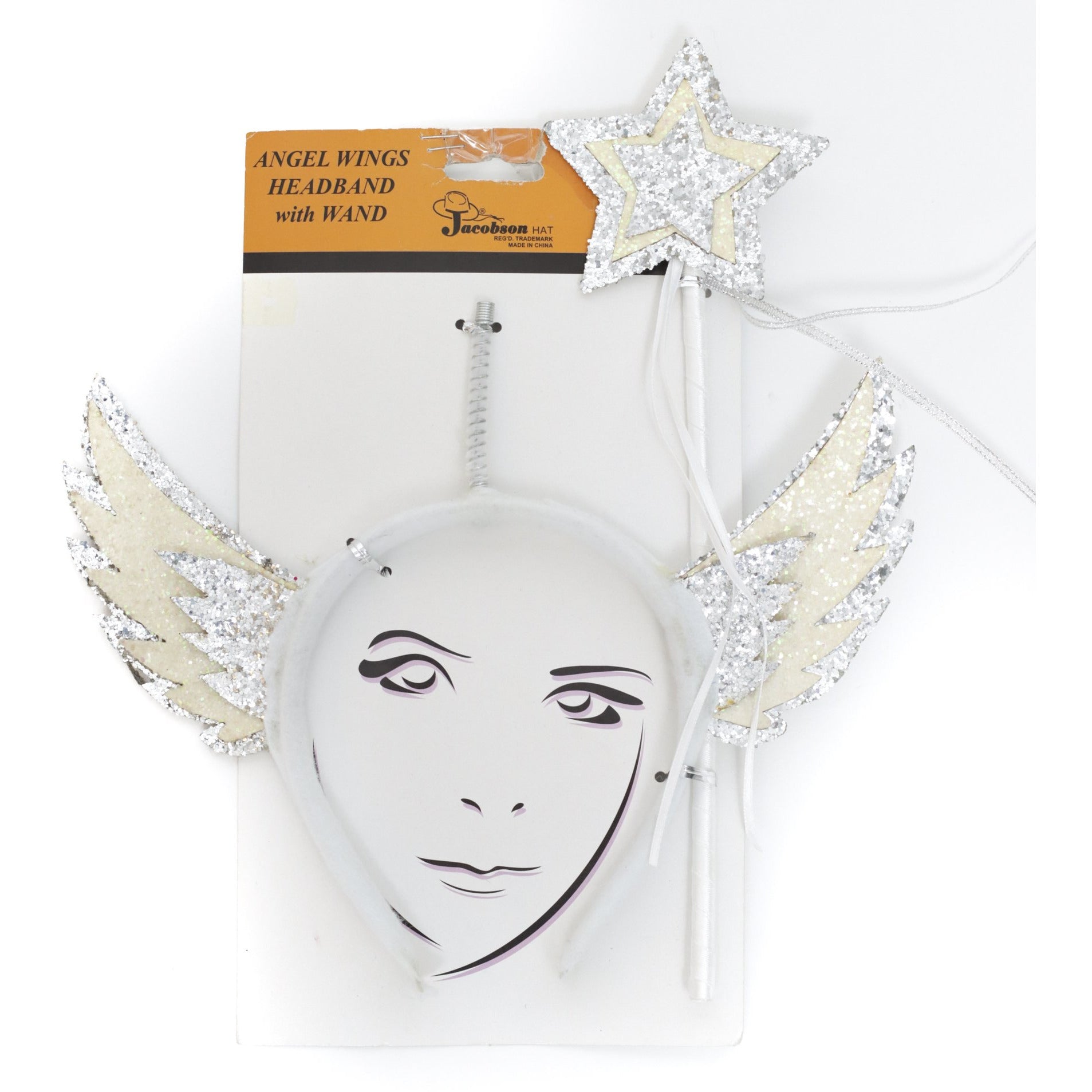 ANGEL WINGS HEADBAND WITH WAND