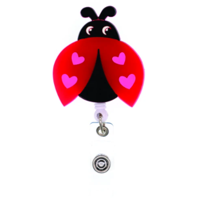 Jellies Ladybug Retractable ID Holder