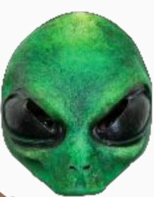 Half Mask Juniors - alien green