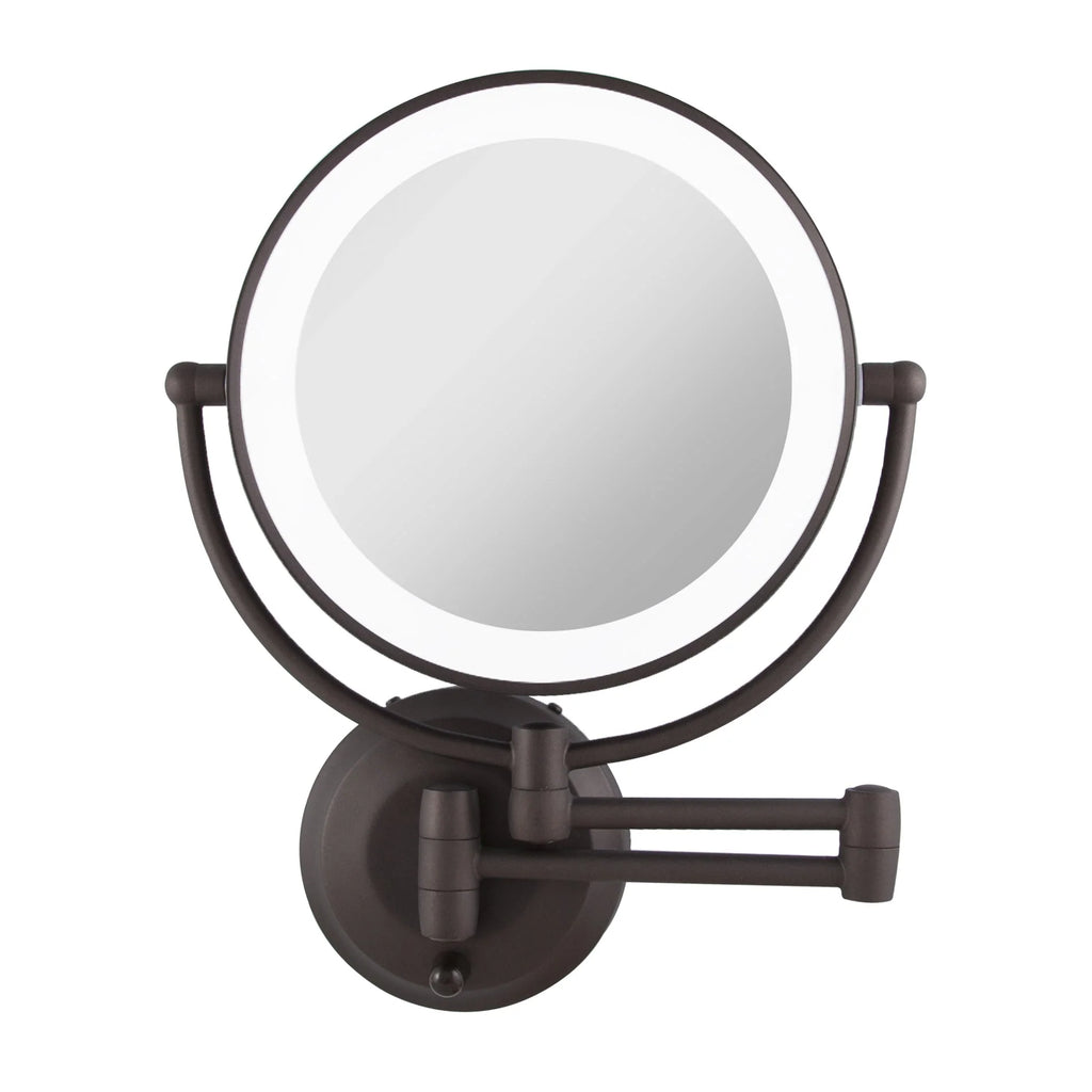 LED mini 10x sport  Mirror in Black