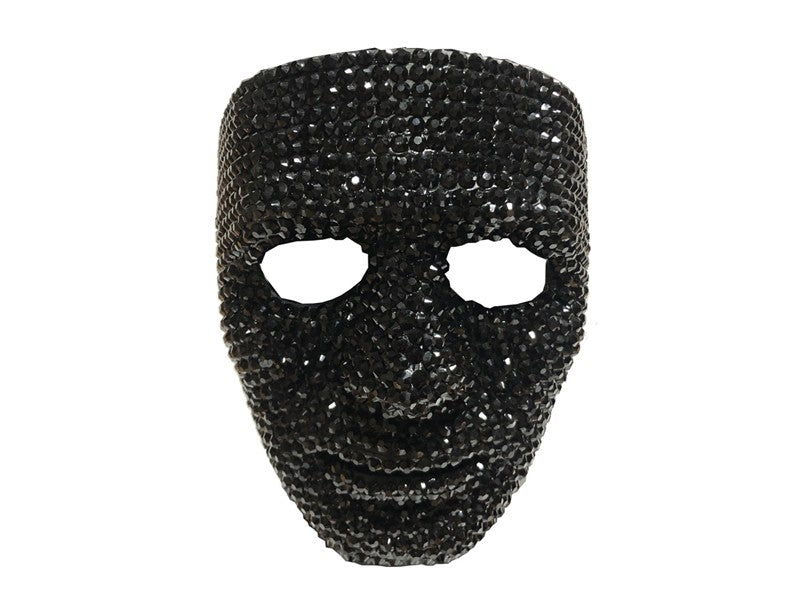 Rhinestone Mask Black