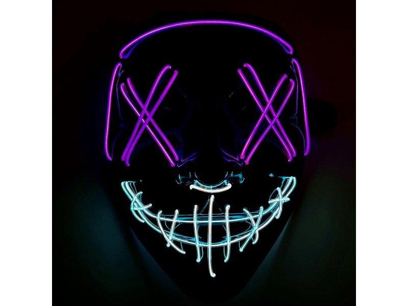 Neon light mask in 4 Colors