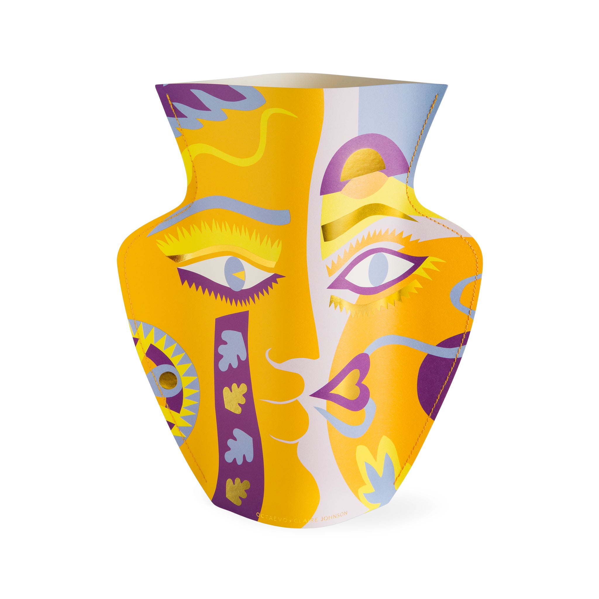 Paper Vase Olimpo Orange