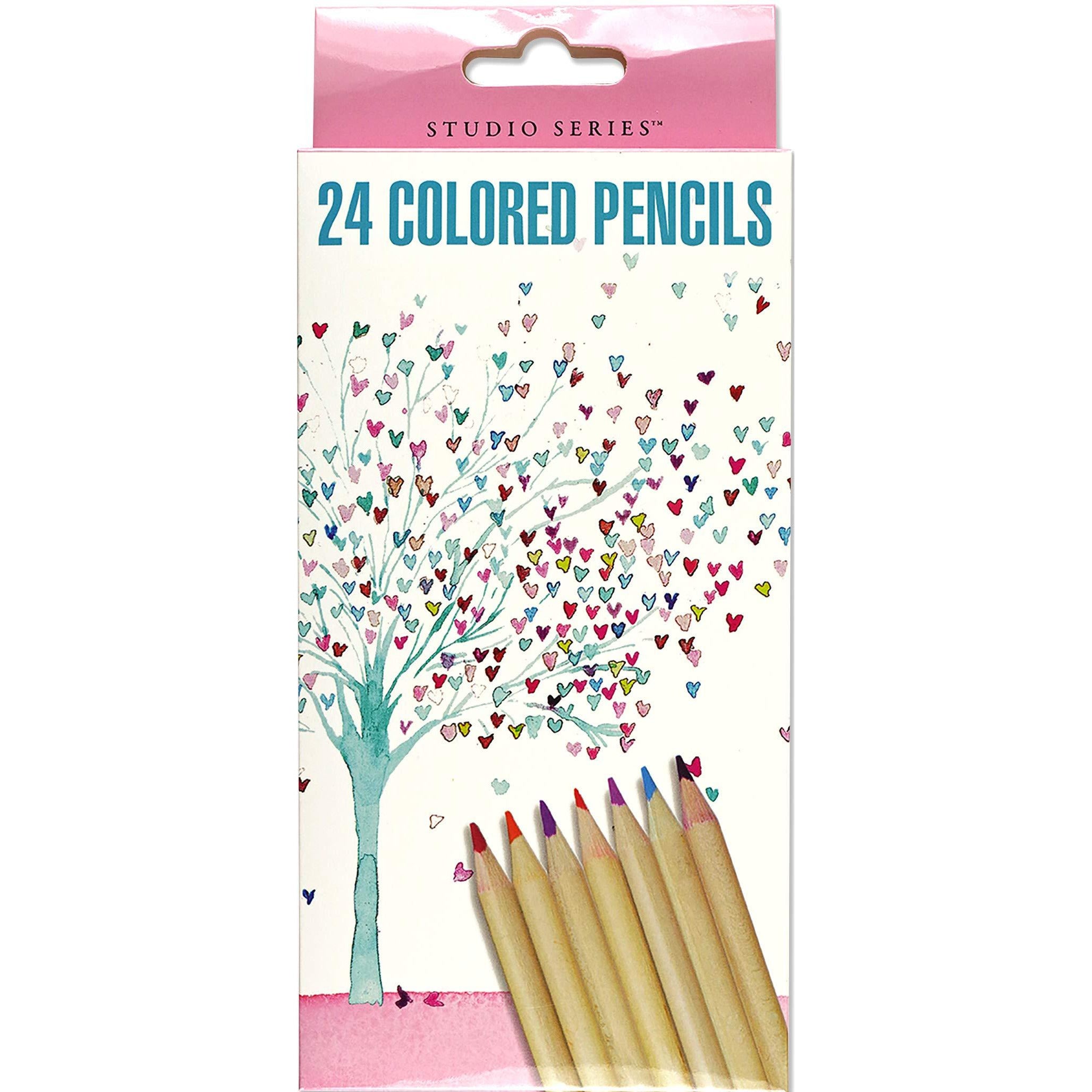 24 COLORED PENCILS