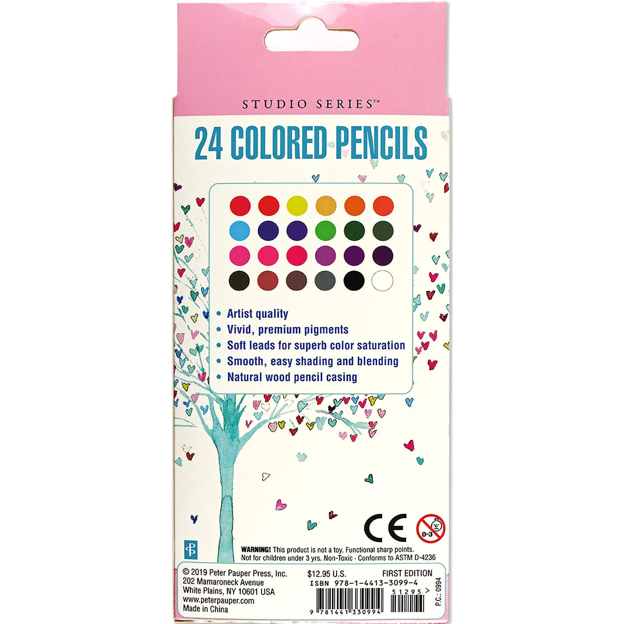 24 COLORED PENCILS