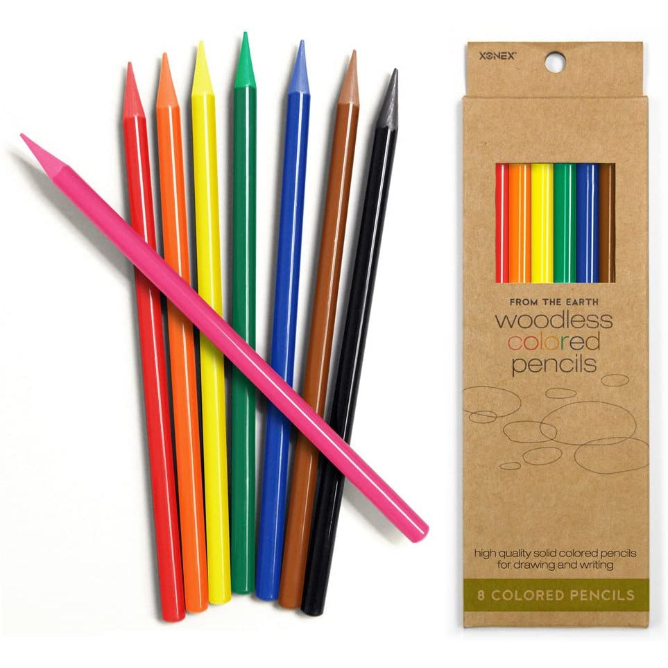 WOODLESS 8 COLORED PENCILS
