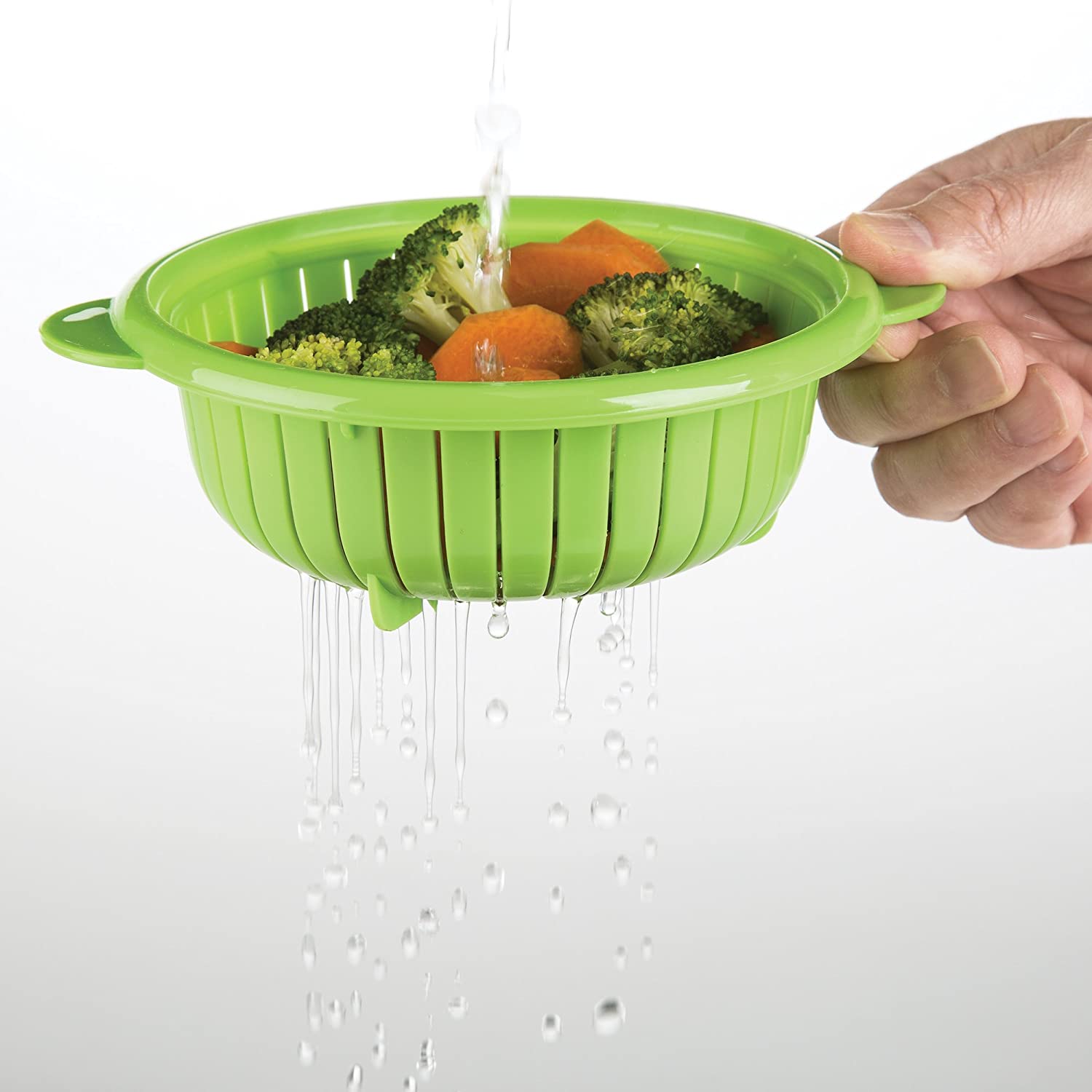 Microwave Mini Steamer, Gray