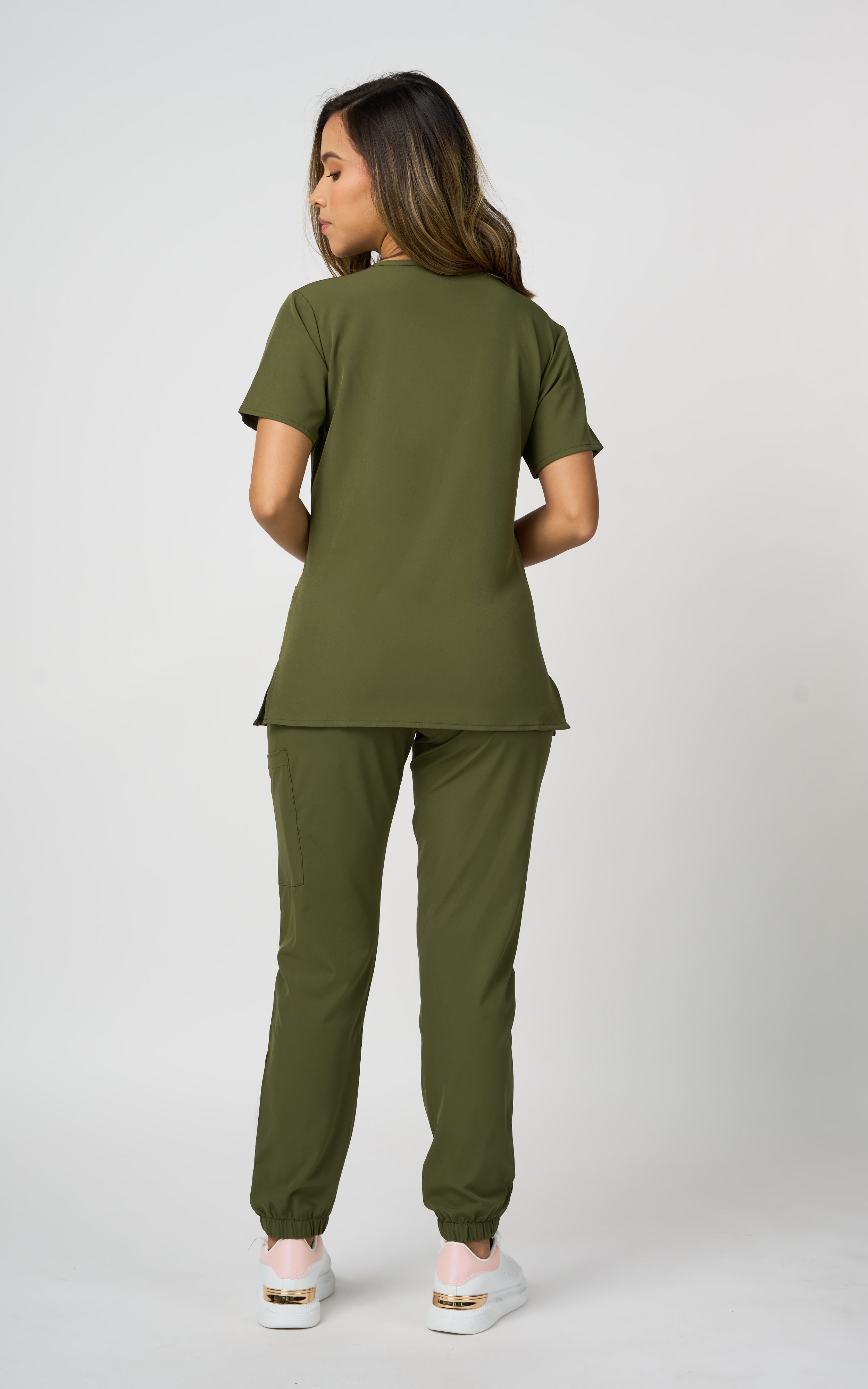 UNIFORME STRECH OLIVE MODELO JOGGER