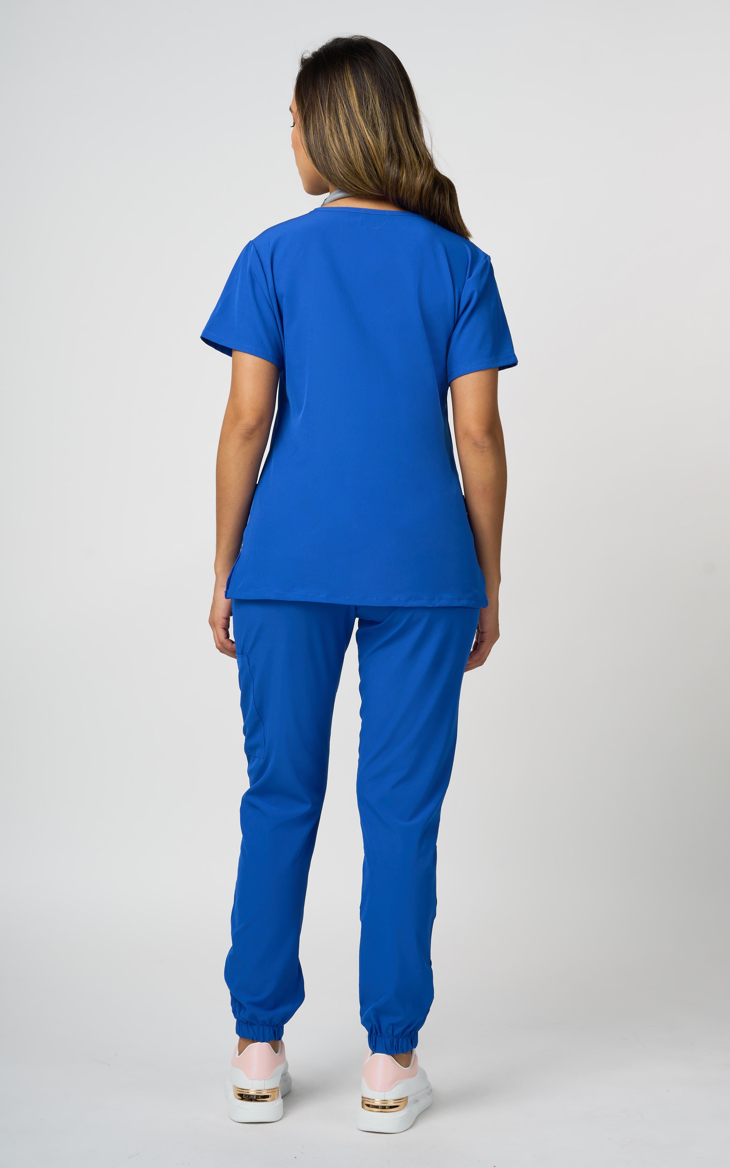 UNIFORME STRECH ROYAL BLUE - AZUL ELECTRICO MODELO JOGGER (SLIM FIT)