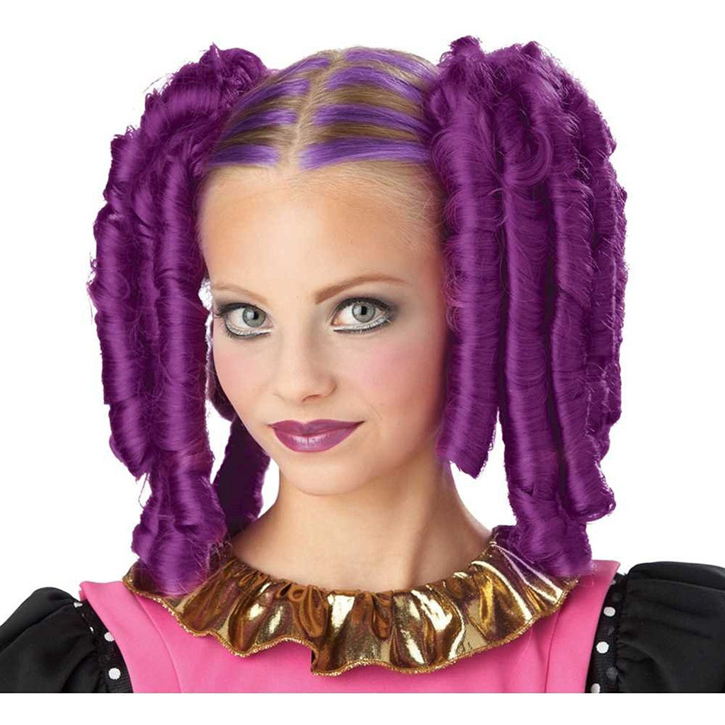 Purple Animé Curls Wig