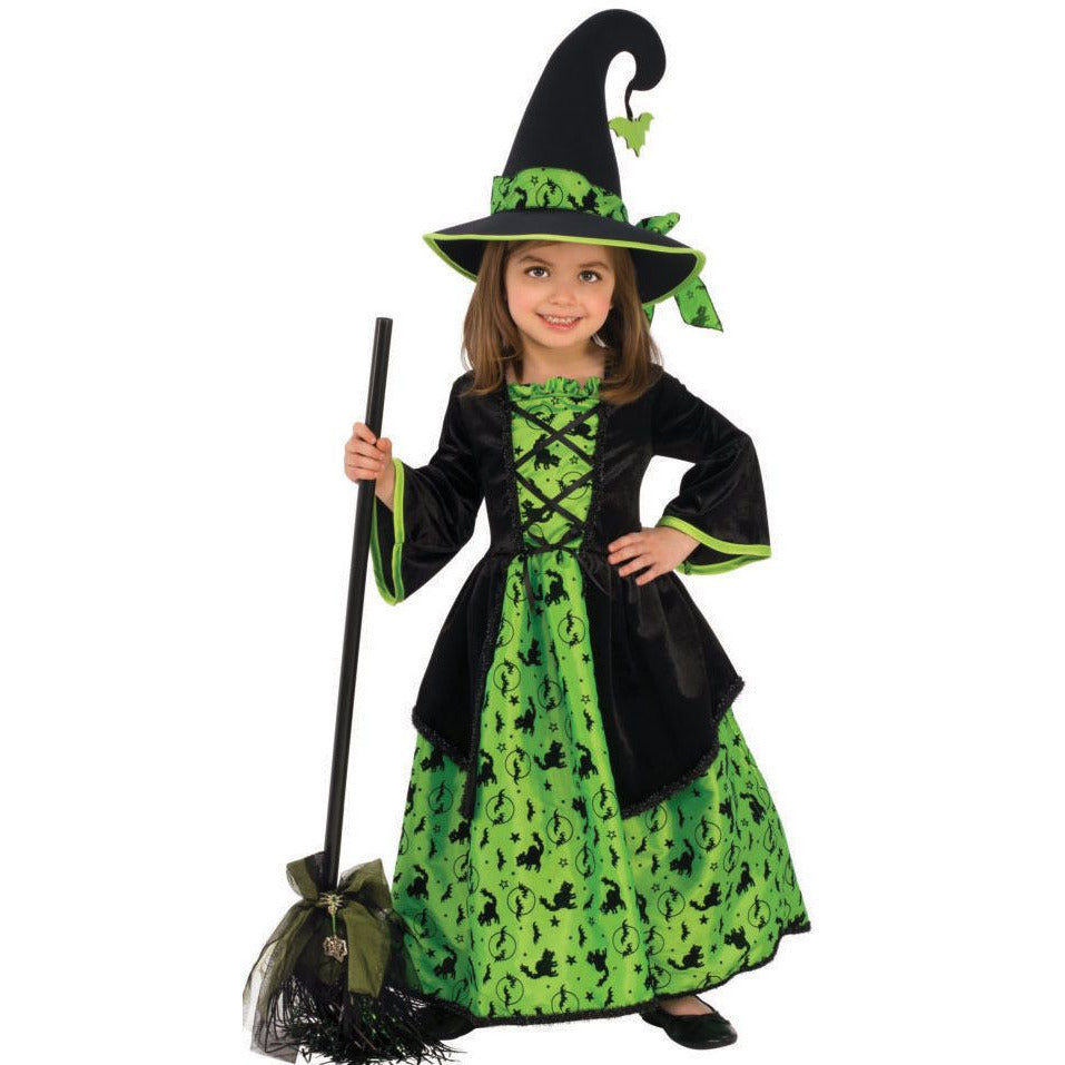 GREEN WITCH GIRL COSTUME