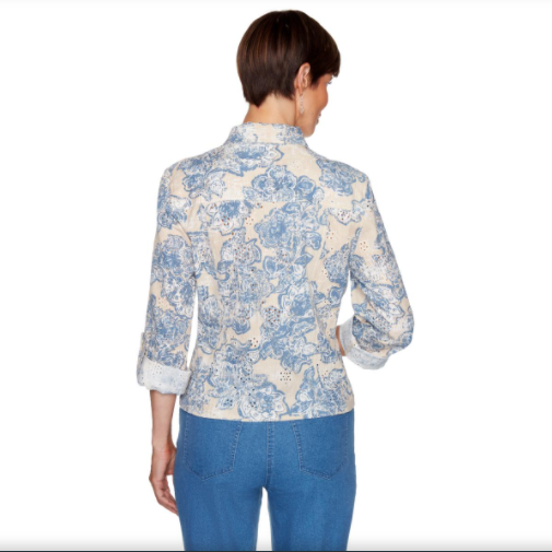 CHAQUETA DE FLORES X RUBY RD